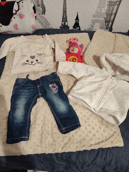 Zestaw dla dziewczynki roz 68