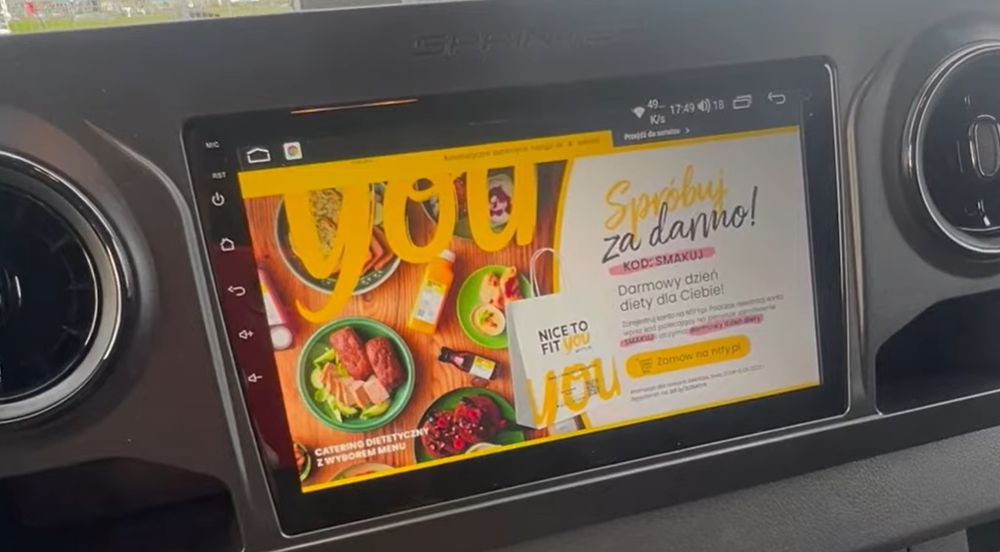 Rádio Mercedes Sprinter 18-22 Android 14