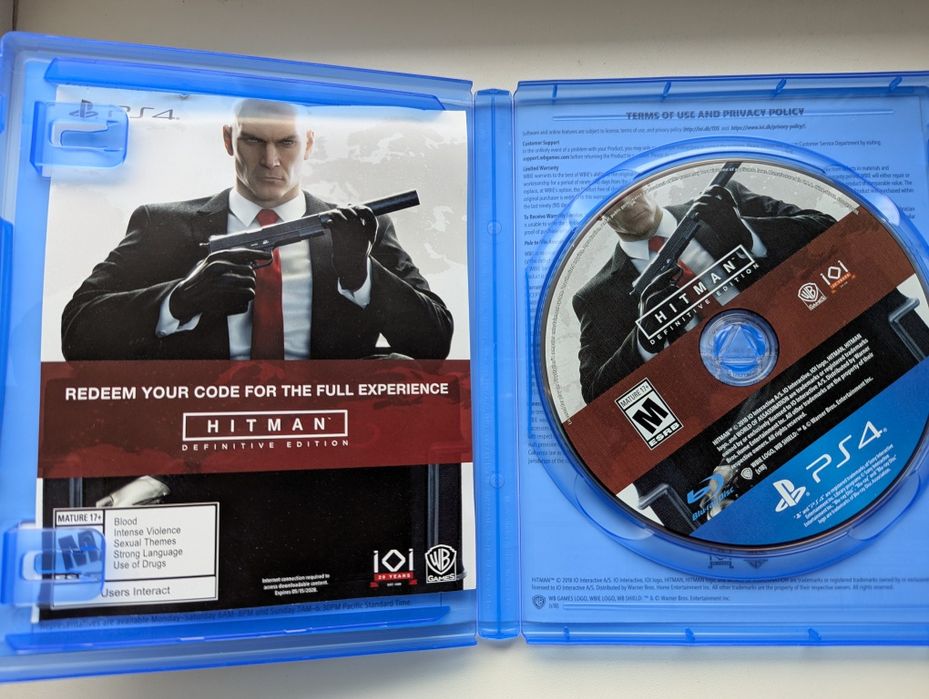 Hitman Definitive Edition ігри игры диски на PS4 PS5