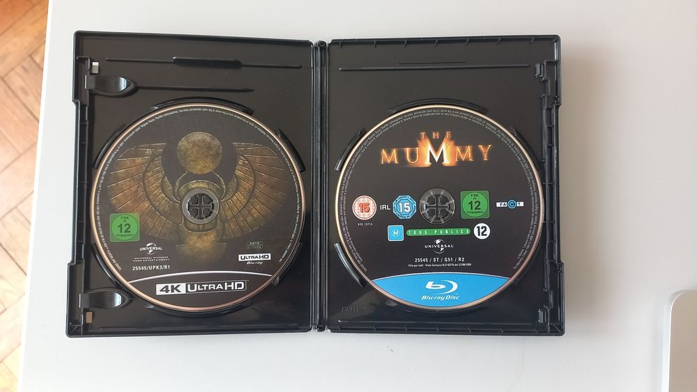 Filme The Mummy (4k + bluray) como novo, visto 1 vez