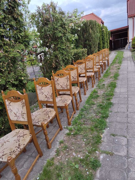 Piękne, dębowe- 12 szt/cena za 1 szt. 200zł