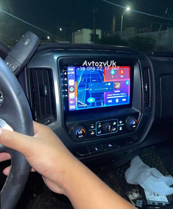 Магнитола CAPTIVA Chevrolet SILVERADO Tesla Каптива CarPlay Android 16