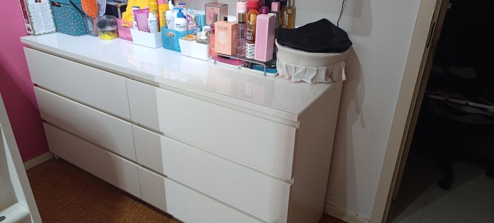 Cómoda 6 gavetas Malm Ikea