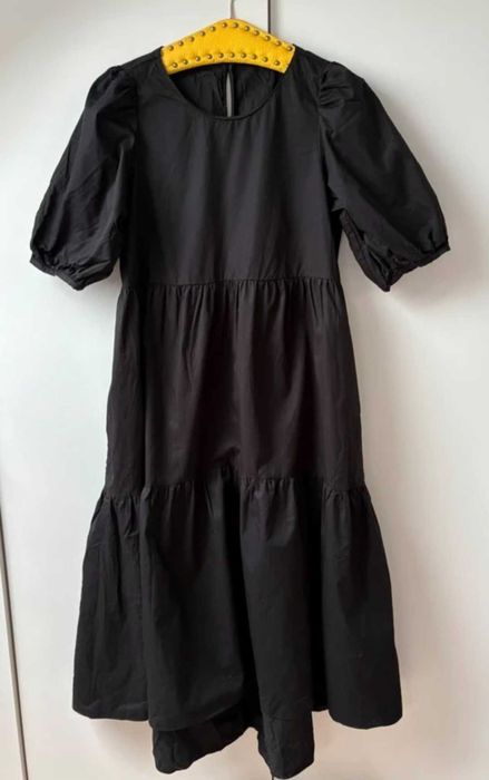 Zara czaena dluga bawełniana sukienka boho style