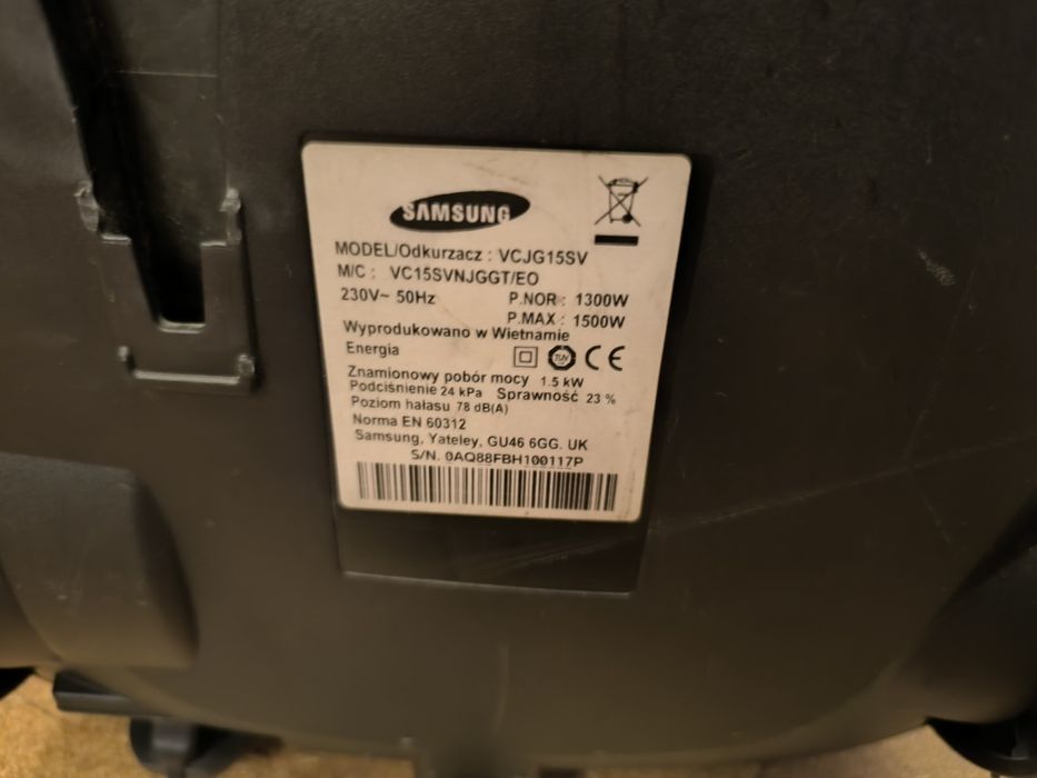 Sprzedam odkurzacz Samsung