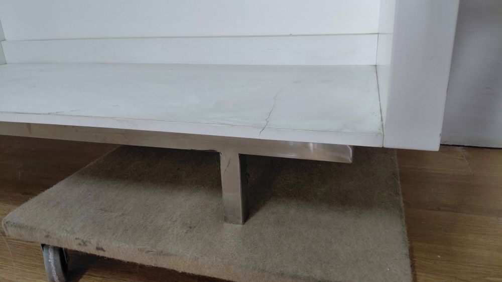 Movel branco ( sem pe inox (Desmontavel)222x167x47cm
