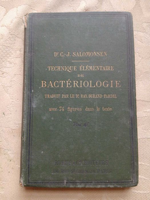 Salomonsen, Téchnique Elementaire de Bactereologie 1891