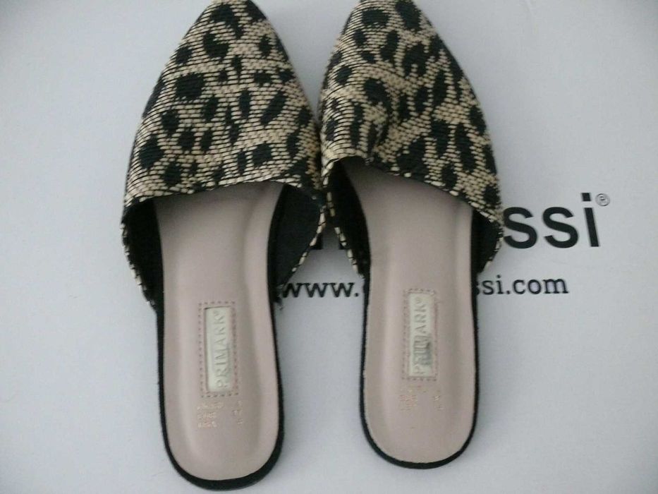 Nowe klapki damskie, modny ponadczasowy wzór roz. 4/37