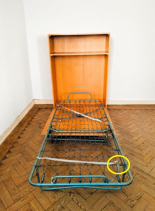 Armário-cama, cama giratória e rebatível | Ideal para pequenos espaços