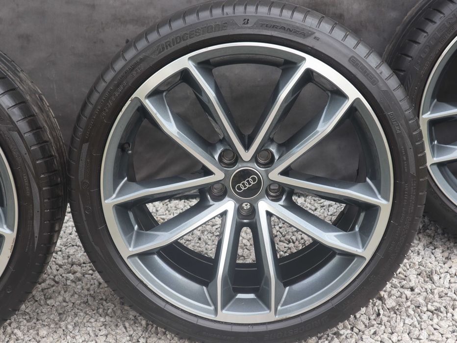 Koła FELGI AUDI OE A5 S5 A4 B8 B9 8W 19" Bridgestone 255/35 R 19 Super Stan