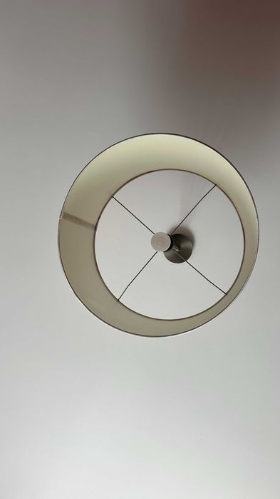 Candeeiro tecto abajur suporte em metal.