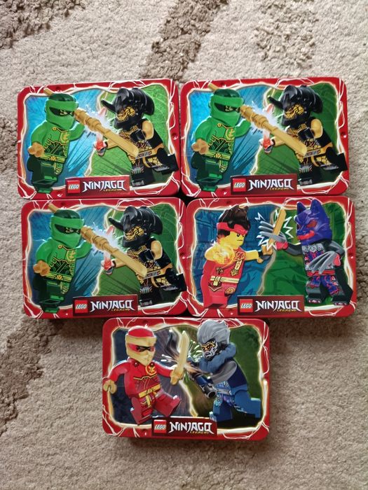 Puszki metalowe puste LEGO ninjago