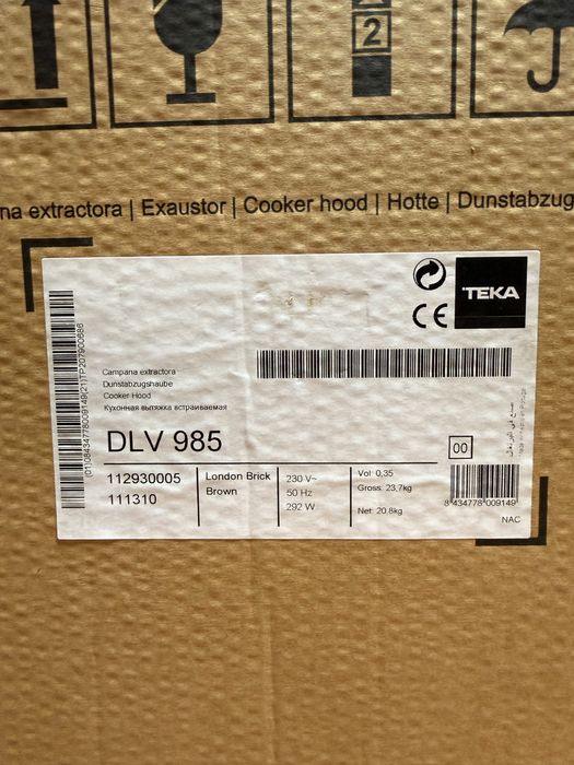 Venda exaustor em vidro e digital novo