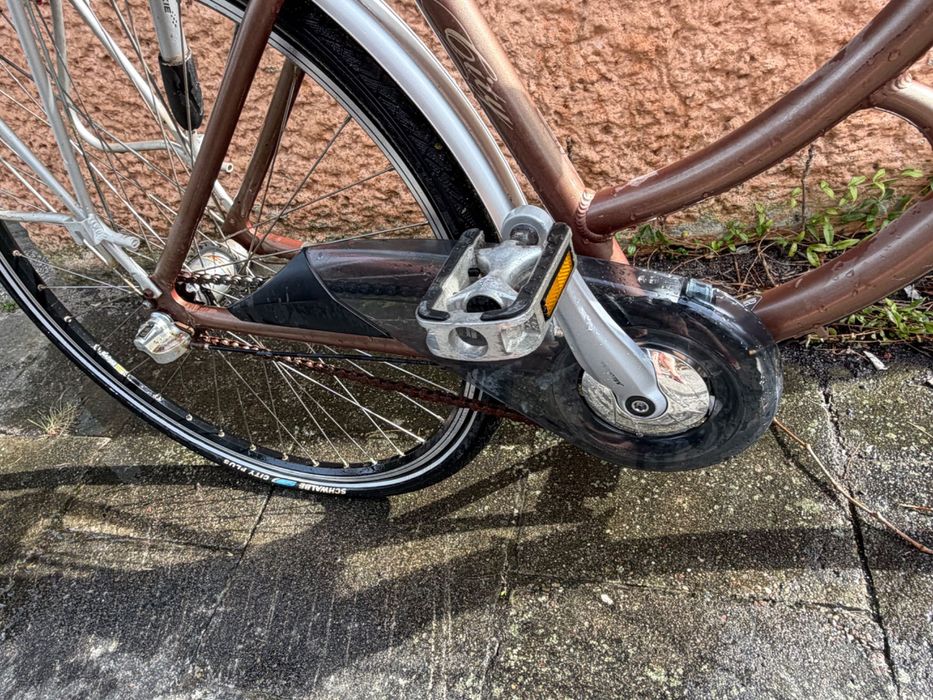 Rower typu Amsterdam z  swiatla dynamo + Shimano