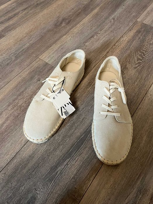 Шкіряні еспадрильї Zara р. 43