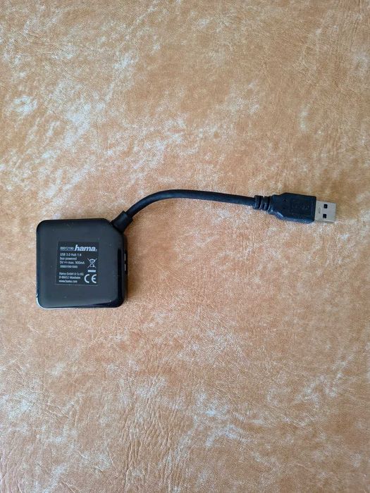 Hub USB 3.0 Hama 1:4 - 4 Portas USB-A