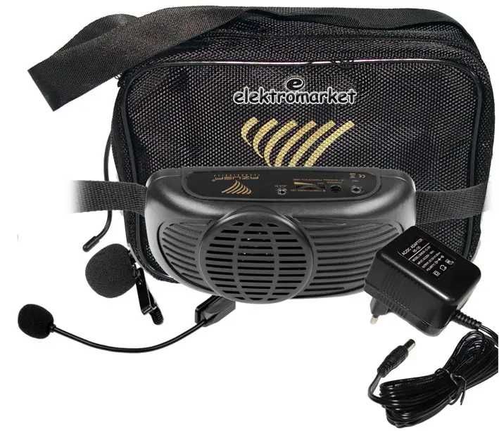 Przenośne nagłośnienie dla przewodników, instruktorów itp.