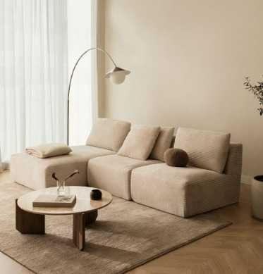 Sofá modular - Chaise longue + 2 peças