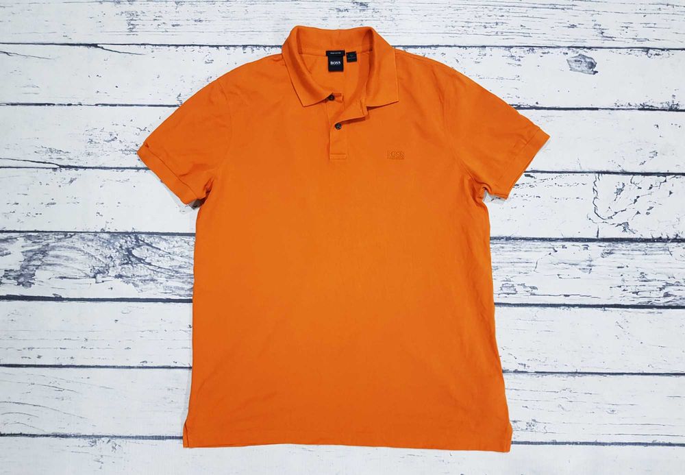 Hugo Boss * pima cotton * koszulka polo * męska * XXL