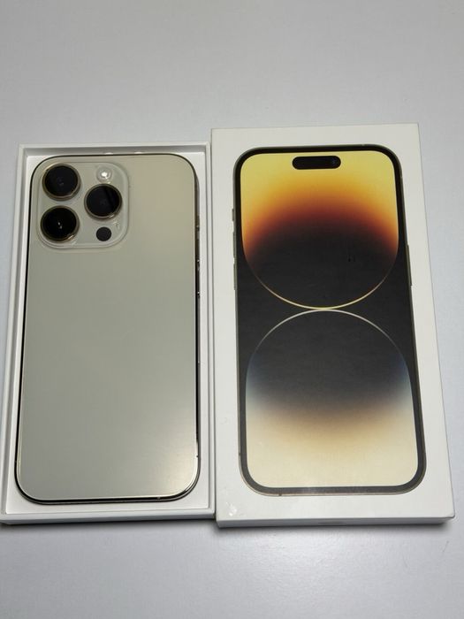 iPhone 14 pro gold 128 gb
