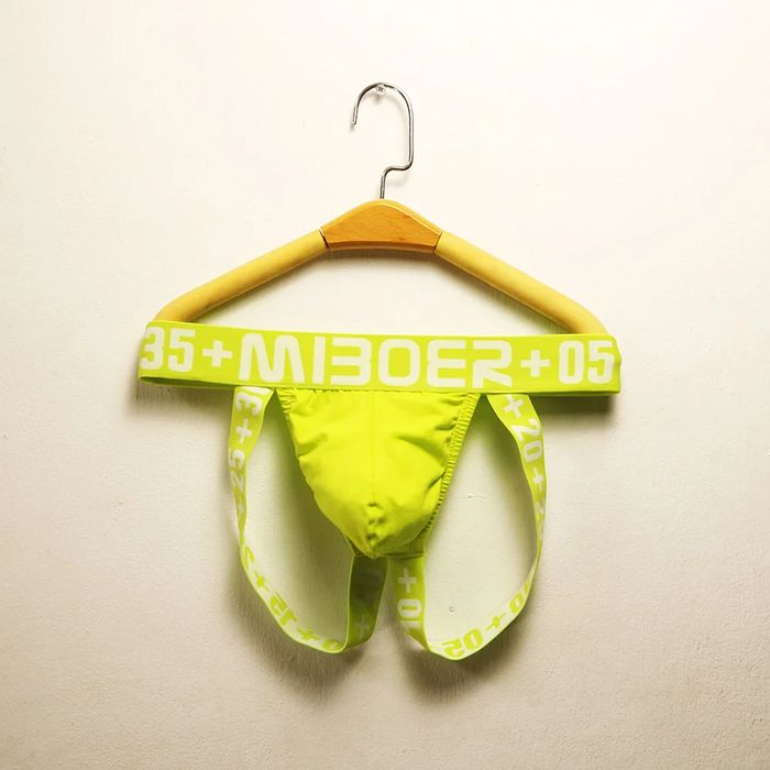 Męskie Otwarte Slipy MIBOER Młodzieżowe Jockstrapy Dla Sportowców -XXL