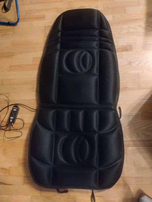 Mata maskująca na fotel masażer samochód