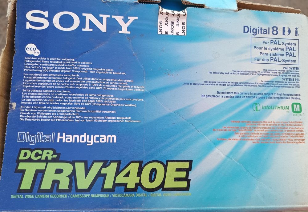 Sony Handycam DCR-TRV140E Digital8