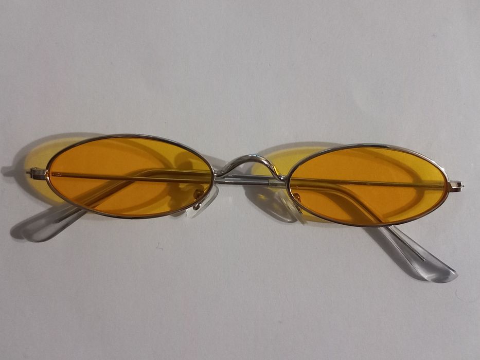 Іміджеві окуляри овальні жовті