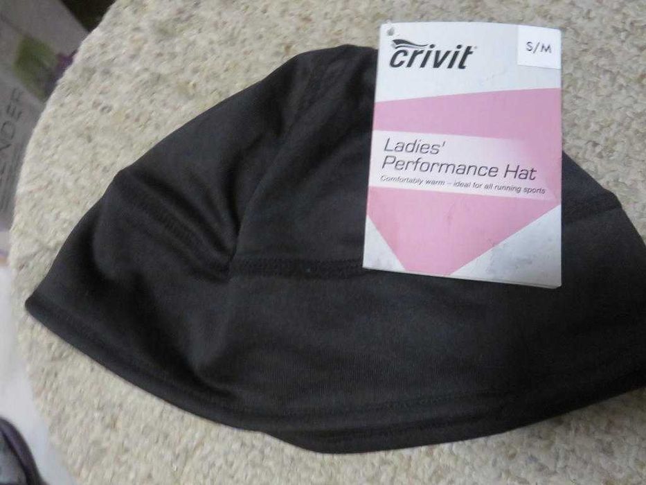 2 Czepki elastyczne do biegania i plywania kolor czarny