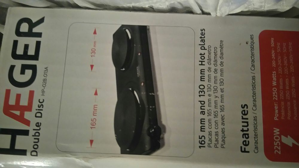 Electric Hot Plate Fogão elétrico portatil novo