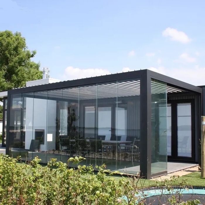 Altana aluminiowa , pergola , 6x4 , bardzo stabilna , elektryczna ,led