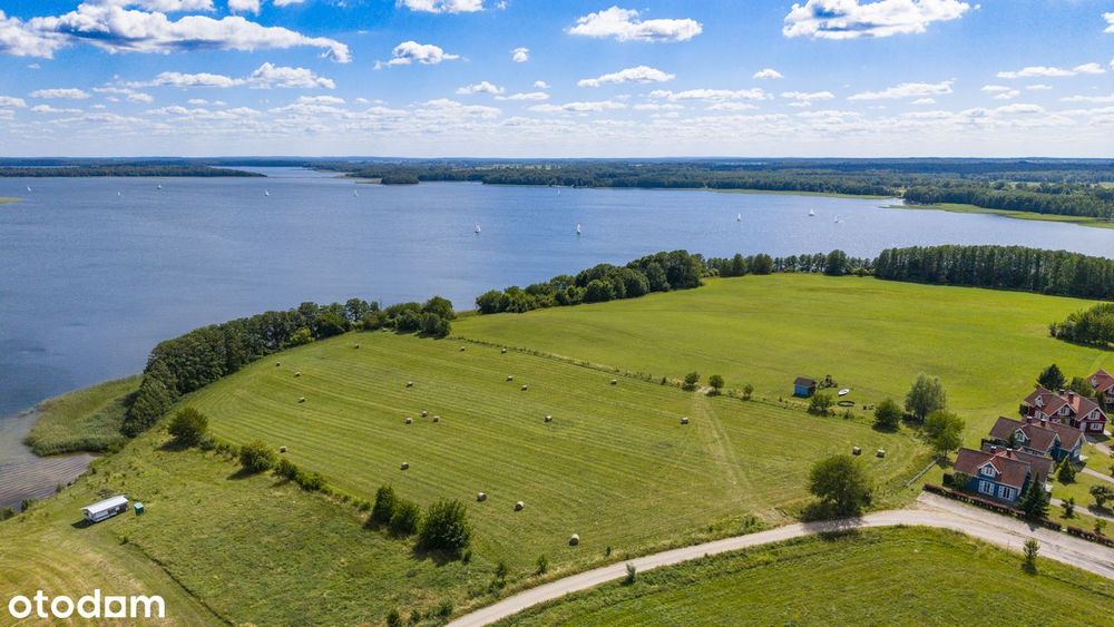 Trygort, działka inwestycyjna na sprzedaż nad jeziorem Mamry z PnB