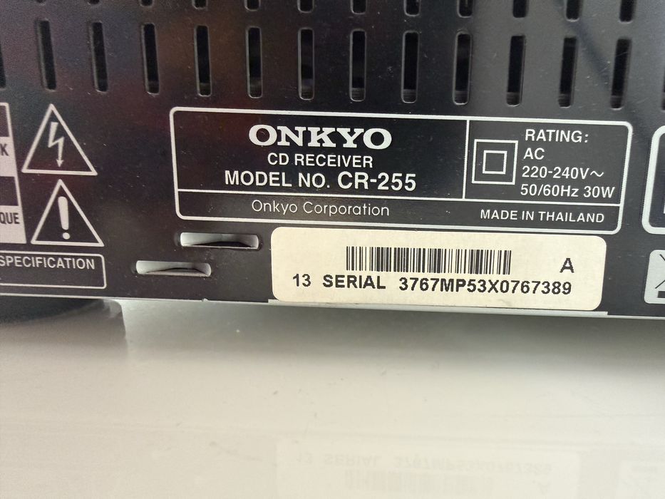 Onkyo CR-255 + głośniki | CD, USB, radio, iPhone/iPod
