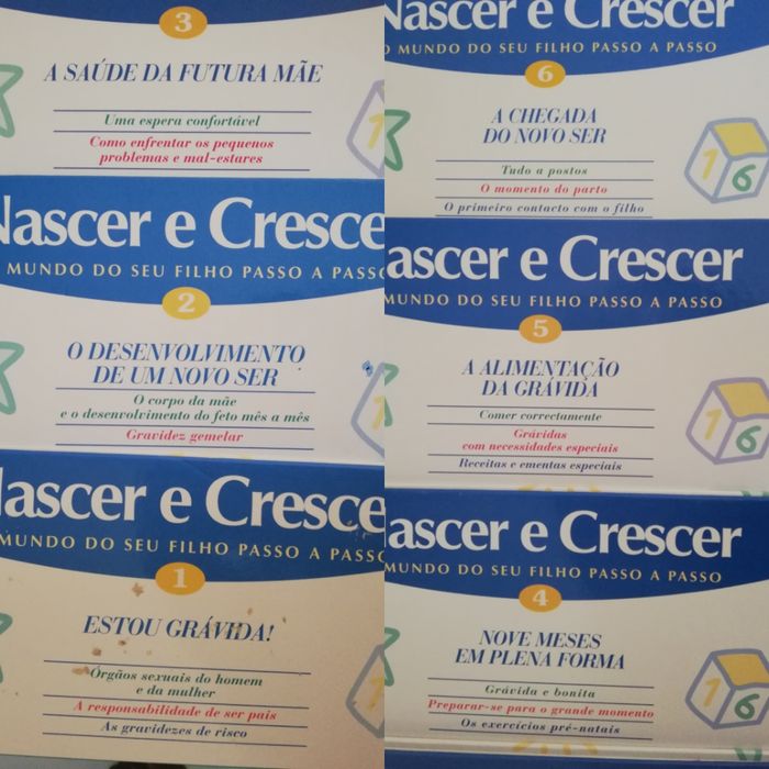 Coleção 30 livros "Nascer e Crescer"