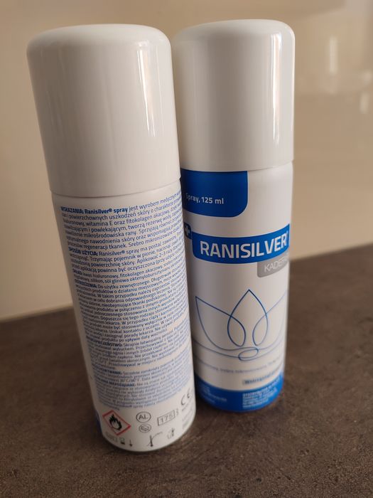 Srebro w sprayu 2 sztuki