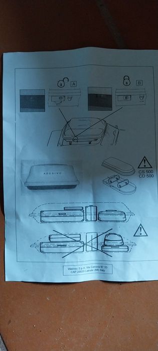 Mala tejadilho walmec cs320