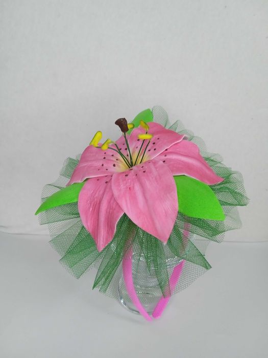 Обруч тюльпан,ромашка,лілія