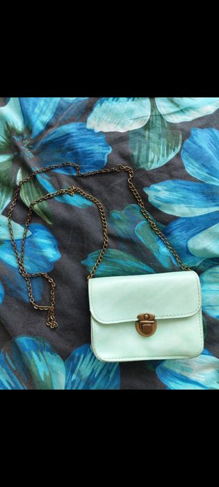 Mini torebka- miętowa