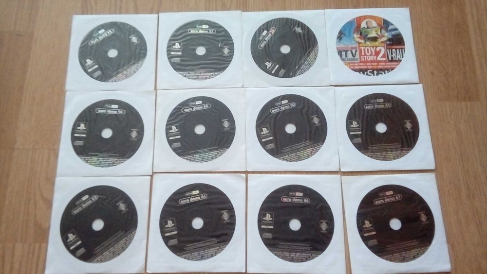 Płyty na PlayStation 1 z lat 90