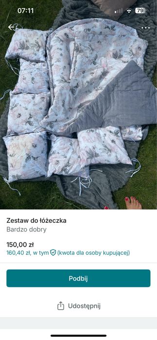 Zestaw do łóżeczka