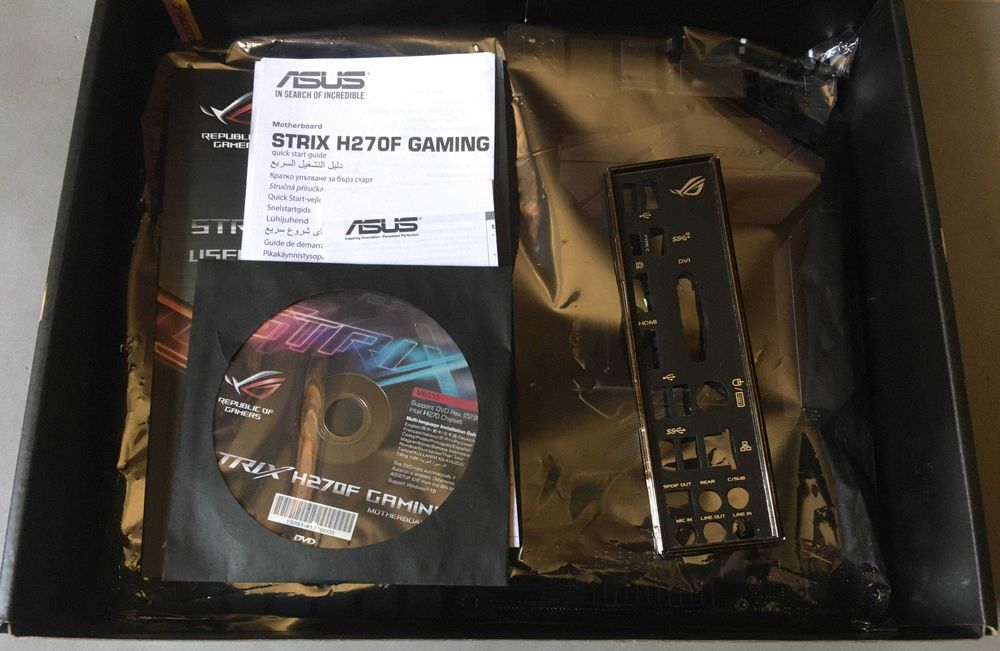 Motherboard Asus ROG Strix H270F Gaming (Para reparação)