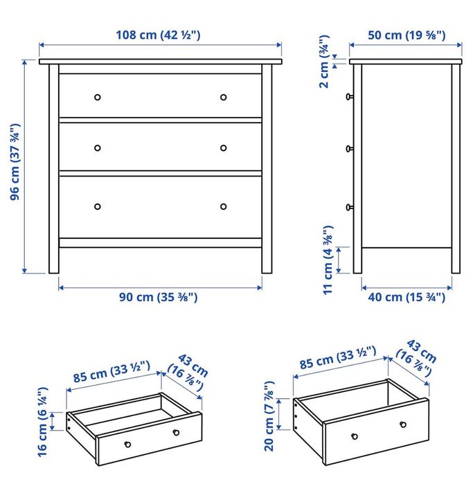 Cómoda Hemnes IKEA