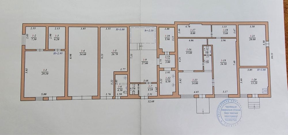 Приміщення із ділянкою в центрі міста