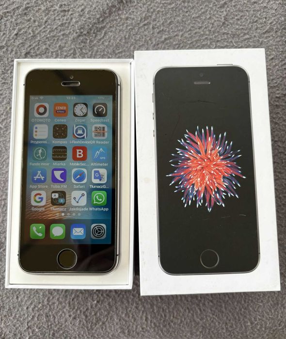 Apple iPhone SE 32GB Space Gray | Igła | NOWA BATERIA, 100% | Pudełko + MEGA ZESTAW