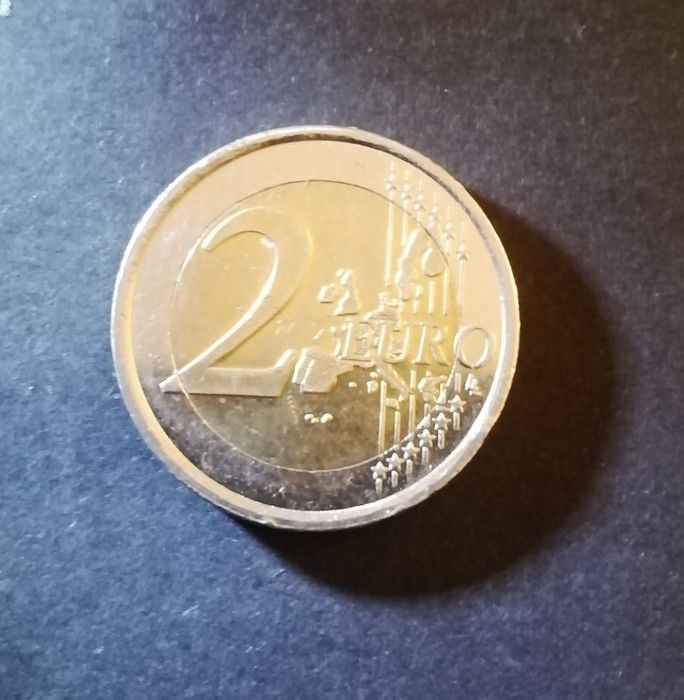 Moeda 2€ Portugal 2002 Erro de Cunhagem em todas as Estrelas