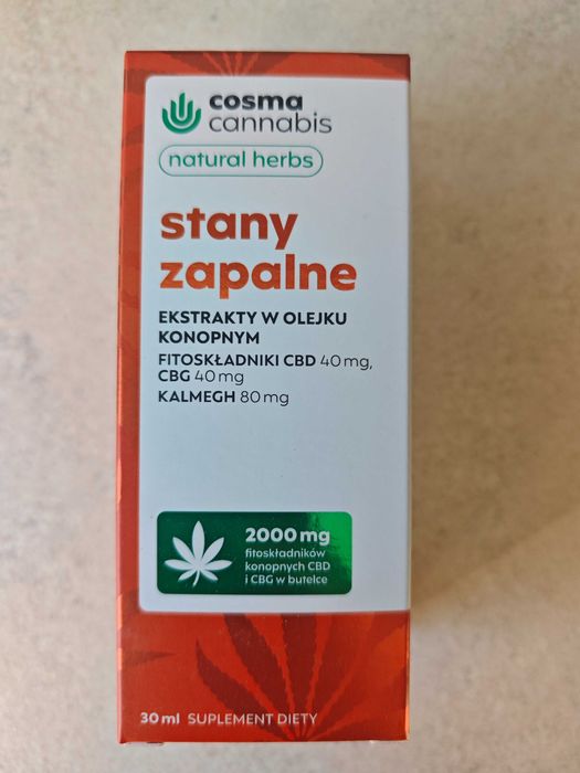 Zestaw olejków CBD - przespana noc i stany zapalne