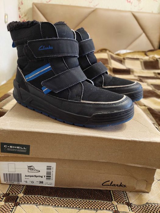 Термо ботинки Clarks p.38