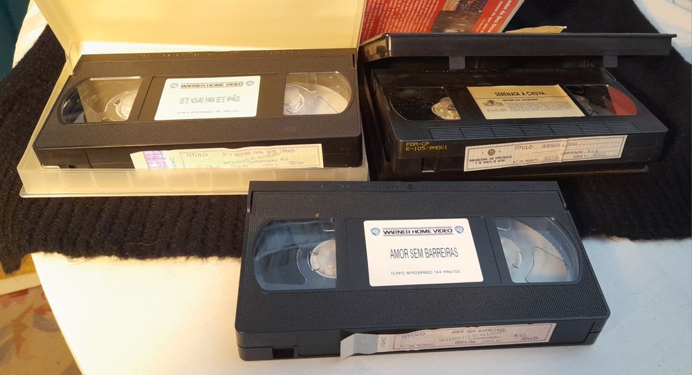 3 obras primas Musicais : pack de 3 VHS com caixa