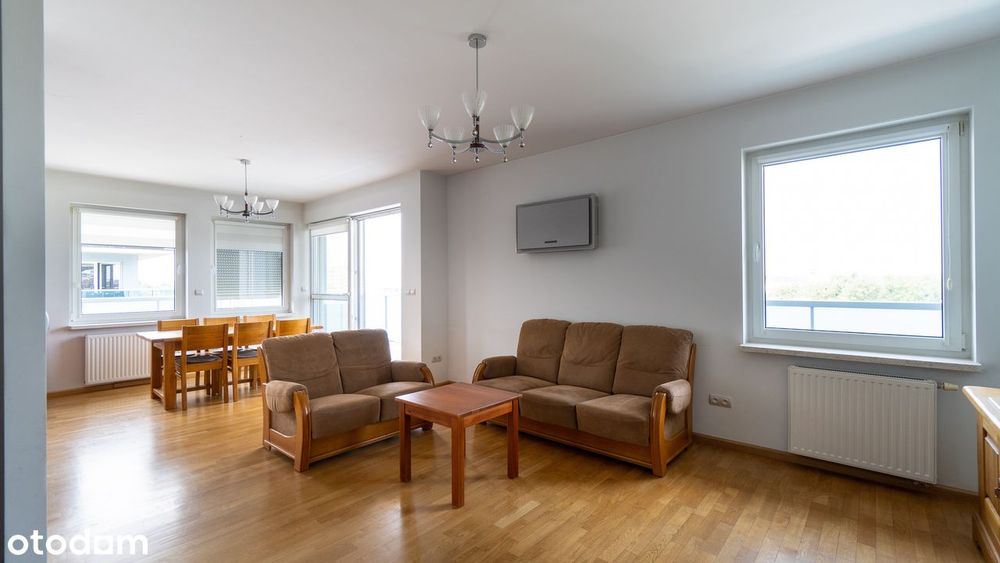 Mieszkanie z widokiem na Poznań | 122,80 m² | 4 pokoje | taras