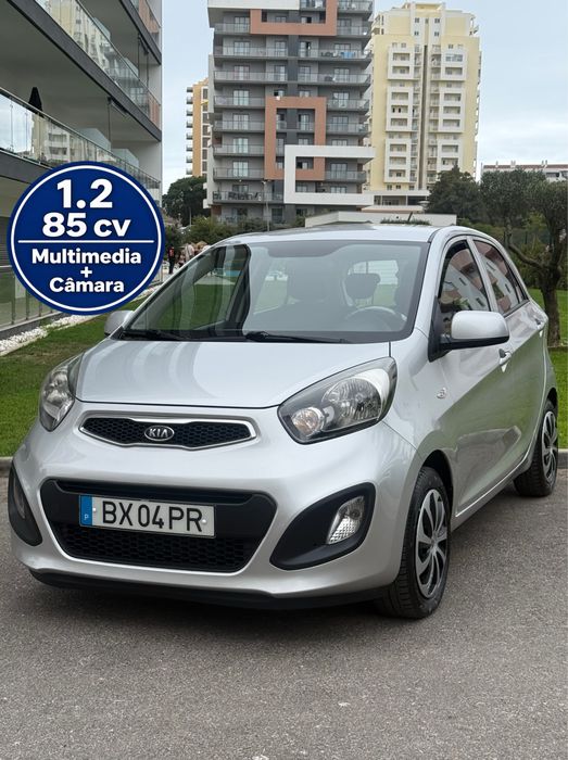 Kia Picanto II CVVT • Revisões na Marca • Nacional • 109 mil km • Multimedia Carplay  • Sensor de Estacionamento • Motor de Corrente